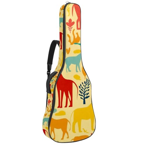 Housse guitare 101,6 cm imperméable avec protection améliorée et multiples poches