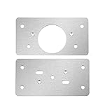 sunmingtaotao 1 Set Scharnier-Reparaturplatten-Kit Schrankreparaturhalterung Kompatibel mit dem Schutz von Holzschrank-Schranktüren aus Edelstahl scharniere