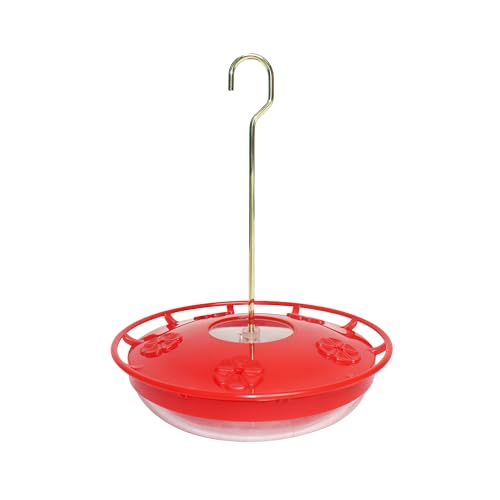 Newhouse Pet Hummingbird Tray Feeder NHP-HUMTRY-RD Hummingbird Feeder for Outdoors Easy-to-Clean Leak-Proof and Ant-Proof Tray for Patio Decor or Outdoor Dcor