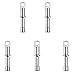 Milageto 5X Aluminium End Plug for 9.5 11mm Awning Shelter Tent Poles, Silver, for 11mm