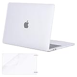 Mosiso MacBook Pro 13 Case 2017 & 2016 Release A1706/A1708, Plastic Hard Case Shell Cover with Screen Protector for Newest Macbook Pro 13 Inch with/without Touch Bar and Touch ID, Frost