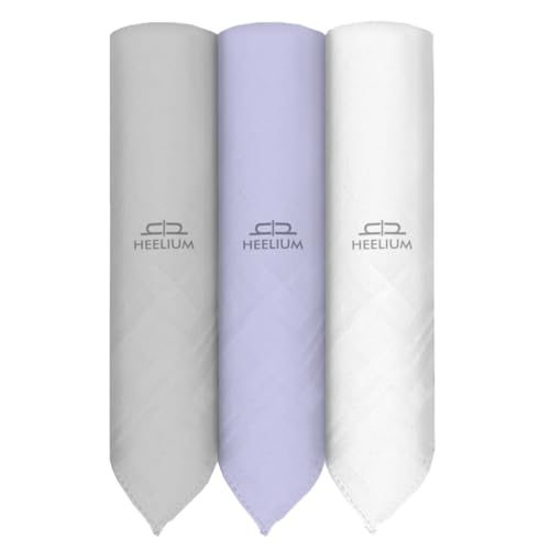 Image of HEELIUM Bamboo Handkerchief for Men & Women | Ultra Soft & Absorbent | Multipurpose Premium Rumal | Large Size 43 x 45 CM