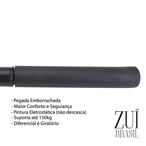 Barra Puxador Reto Triceps Musculação Crossover Pulley Fitness