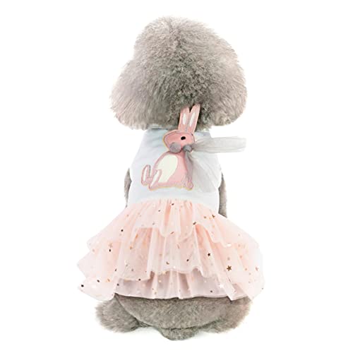 Jupe Tutu en Dentelle de Lapin pour Chiot Vêtement Cosplay Chien Léger Confortable