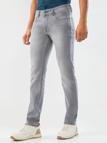 Image of Spykar Men's Rover Regular Fit Mid Rise Casual Jeans