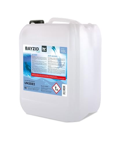 Höfer Chemie Algizid Algenverhütung 10L - Algenvernichter Pool - Präventiver Schutz vor Algen, Bakterien & Pilzen - Für Sauberes Wasser