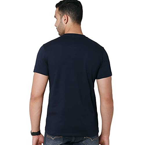 Image of Free Authority Mickey & Friends Printed Regular Fit Green Cotton Men's T-Shirt