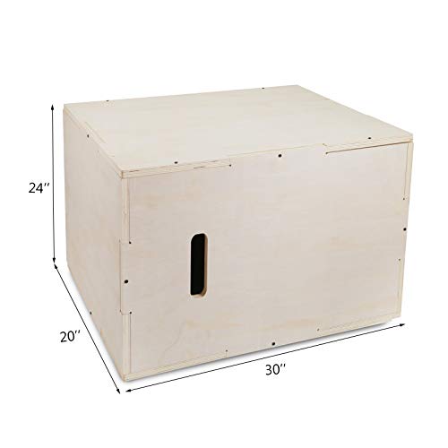 Happybuy Wood Plyo Box, 30