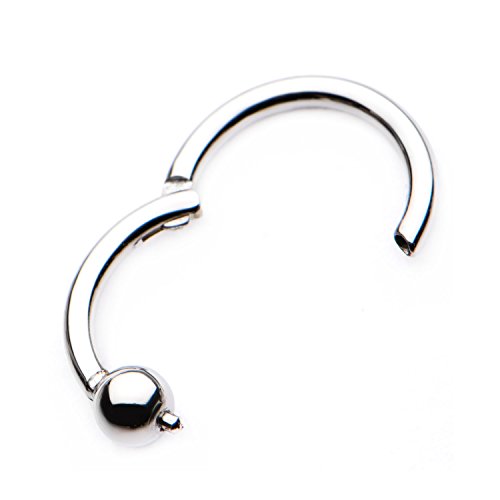 Pierced Owl - 16GA Stainless Steel Ball Center Septum Cartilage Helix Daith Tragus Lip Hinged Segment Ring2