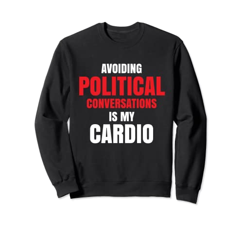 Evitare la politica è il mio design cardio gym Felpa