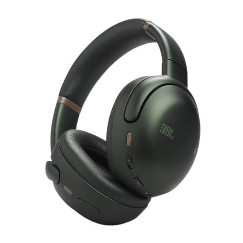 JBL Tour One M3, kabellose Over-Ear Bluetooth Kopfhörer, True Adaptive Noise-Cancelling, 70 Stunden Spielzeit, komfortablel, JBL Spatial 360 Sound mit Kopfhörer-Tracking, USB-C kompatibel, Grün