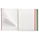 Miquelrius - Notizbuch A4 Notebook Emotions, 120 Blatt 90 g/m², Horizontale Streifen 7 mm, 5 Farbige Streifen, Mikroperforierte Spirale, Polypropyleneinband, Limonengrün