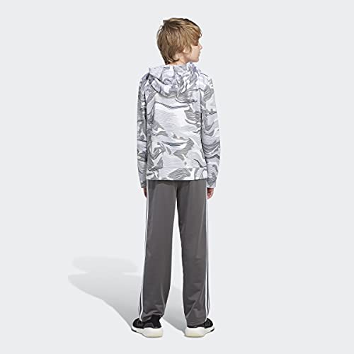 Adidas Boys' Warp Camo Allover Print Pullover Hoodie, White, 5 #TOP5