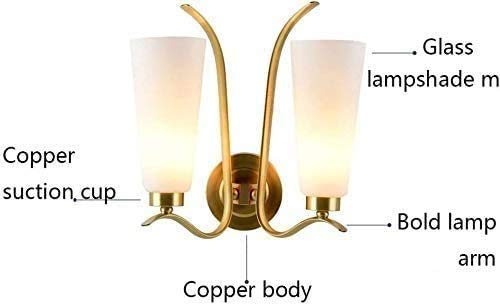 Lámpara de pared de metal simple con diseño nórdico para iluminación de cabecera de dormitorio 3