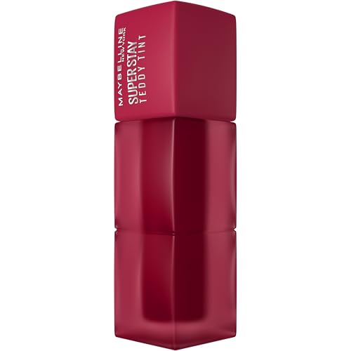 Maybelline Lip Tint Lipstick Super Stay Teddy Tint Matte Wild at Heart