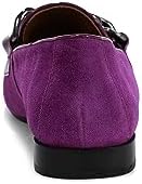 Donald Pliner Women's Bethany Suede Loafer, Iris, 7.5 | Image 2