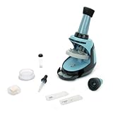 Educational Insights GeoSafari Microscope Science Set – STEM Kits for Kids, 400x Magnification, Scientific Discovery Toys for Classroom or Home Projects, Biology & Chemistry Experiments, Ages 7+