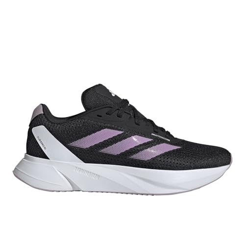 Image of Adidas Women's Duramo SL, Black /Bliss Lilac /Preloved Fig, 8