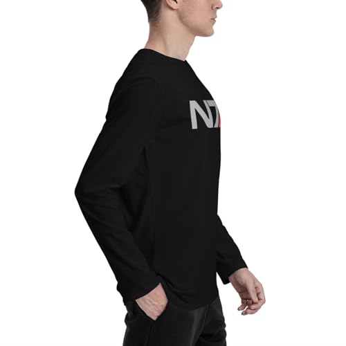 Mass Effect Men's Long Sleeve T-Shirt 100% Cotton T-Shirt3