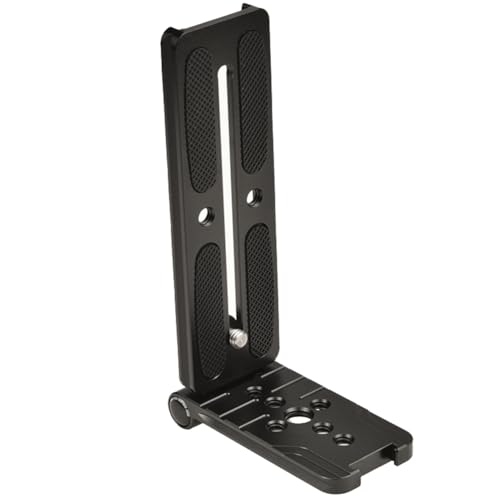 Tête de trépied compatible plaque en L pliable universelle avec plaque QR photo verticale