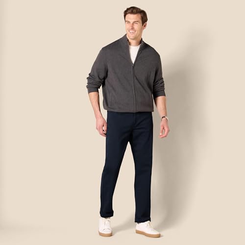 Amazon Essentials Herren 5-Pocket-Stretch-Twillhose, Gerade Geschnitten, Marineblau, 34W / 30L