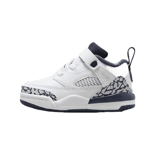 Jordan Spizike Low Baby/Toddler Shoes (FQ3952-104, White/Pure Platinum/Obsidian) Size 10