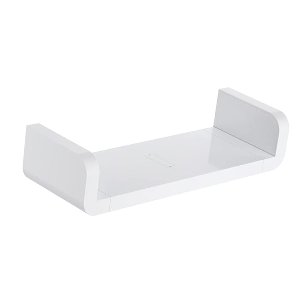 Floating Wall Hanging Shelves White U Shaped for Bathroom Display Organizer Mounted Bedside Dorm Bed Corner Shelfs