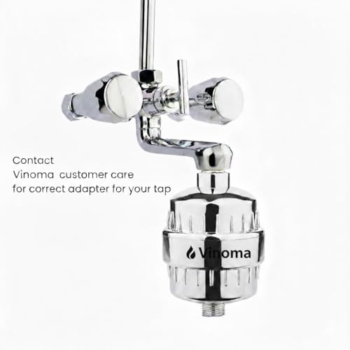 Image of Shower and tap Filter for Hard Water with 15 Stage | Hard Water Softener for Tap | Hard Water Filter (PACK OF 2)