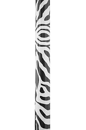 Kaya Zebra XL Glasmundstück, für Wasserpfeifen Ersatz Mundstück aus Glas mit Zebra Design, Länge: ca. 34cm Plus 3cm… – Bild 3