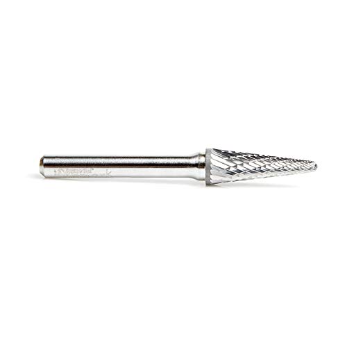 Amana Tool BURS-214 Fresa de Punta Cónica Sólida Carburo 3/8" miniatura 2