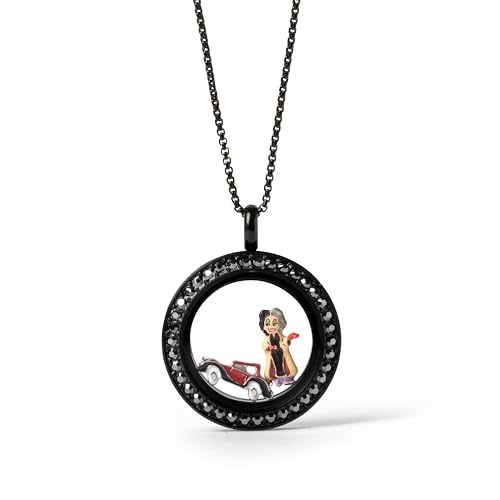 Disney Villains Cruella DeVille Origami Owl - Kit de collier Living Locket complet pour fans