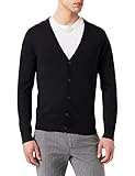 Diseño danés Jack & Jones Jprblawinter-Cárdigan de Punto Suéter, Negro, L para Hombre