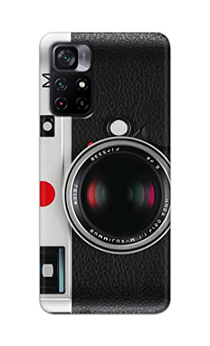 Image of Printed Hard Back Cover Case for Mi Poco M4 Pro 5G Back Cover (Vintage Camera) -702
