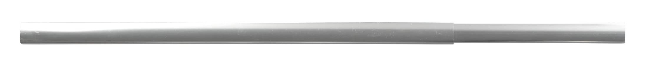 WENKO Teleskopowa szyna prysznicowa Era chromowana – wysuwana szyna do zasłony prysznicowej, aluminium; Chrom/przezroczysty; 75-125 x 2 x 3.5 cm