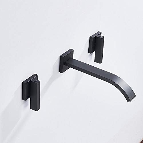 Robinet de lavabo mural avec mitigeur eau chaude eau froide précis