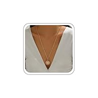 Gold sunburst pendant necklace.item details:handmade item.size:as shown.color:gold.materials:quality alloy.location:neck.style:boho/vintage Sun sunburst chain necklace.item design:diversify collocation.used to groom your the neck for a more layered l...