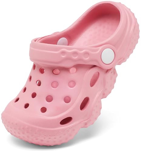 chaychax kid39s garden clogs cute slides sandals toddlers beach pool shower shoes with non-slip sole