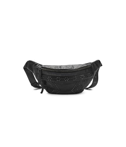 Free People Womens Ana Adorned Sling Bag Black One Size One Size