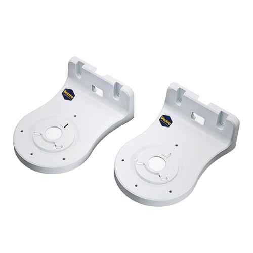 Image of Bectro PVC Indoor & Outdoor Wall Mount L-Type Mounting Bracket Specially Designed to be Compatible with EZVIZ C6 Series & C4 Series Smart CCTV Security Cameras (Pack of 2)