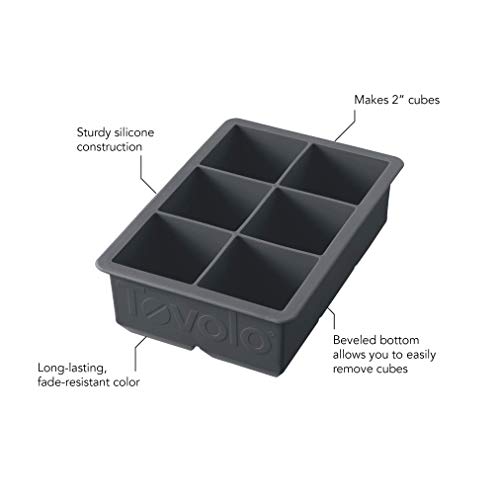 Tovolo King Cube Ice Tray, Stratus Blue