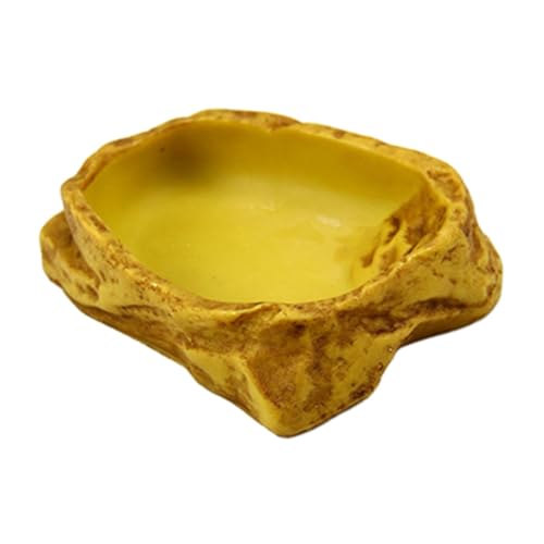 爬虫類用ウォーターボウル 両生類用給餌ボウル カメレオン カメ ヒョウモントカゲモドキ用 12x9x3 cm