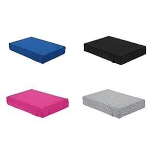 FunctionalFitness Foam Pilates and Yoga Head Pad – 2” with Removable, Machine Washable Fabric Cover