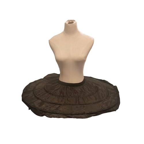 Image of Women Crinoline Petticoat Hoops Skirt Short Half Slip Underskirt for Girls Wedding Bridal Underskirt Slip