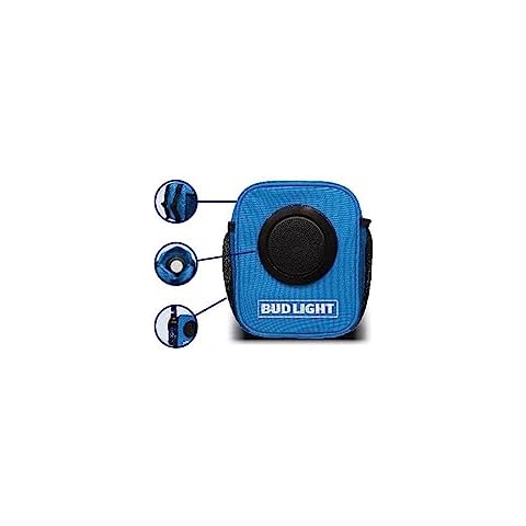 Bud Light Speaker Buddy Carry Organizer Pouch for Keys, Money, Phone, Beverage with Bluetooth Speaker- for Beach-Hiking-Camping-Walks Cover