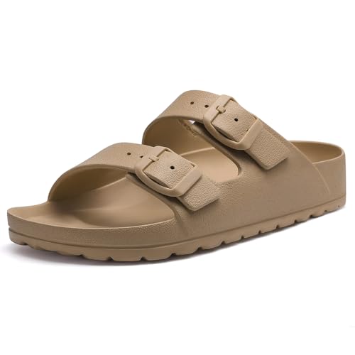 Image of KIDMI Women's Comfortable EVA Sandals with Medium Arch Support, Adjustable Buckle Summer Beach Slide Sandal