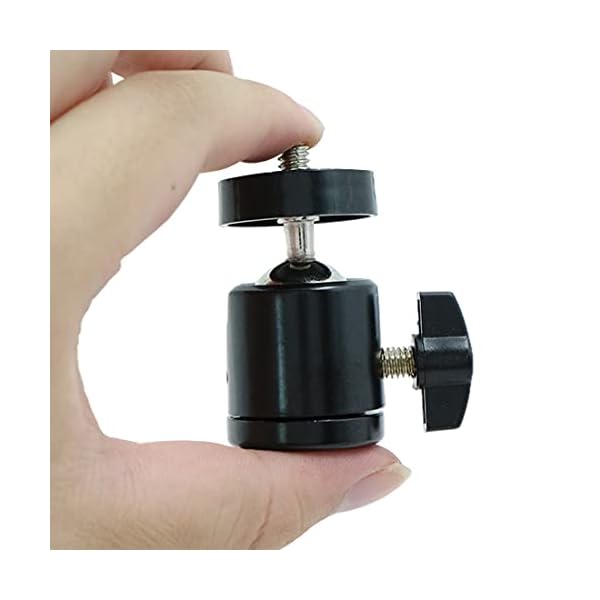 Stativklemme Super Klemme Stativ Kamera Klemme Halterung Metal Klemmstativ Actioncam Mount mit Mini Kugelkopf mit 1/4 3… – Bild 6