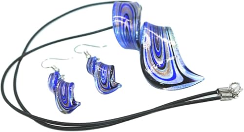 Collier et boucles d'oreilles noir et argent pour femme ensemble bijoux chic
