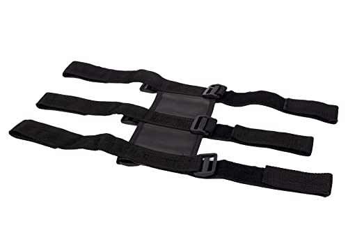 itdegno Schwarz Rolle Bar Auto Pulverlöscher Halterung Riemen Feuerlöscher Halter Speicher bänder für Auto LKW TJ YJ JK CJ Jeep Wrangler