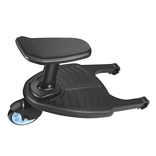 4YANG Kiddy Board, komplett barnvagnsbräda, för olika barnvagnar, för barn i åldern 2-6, maximal belastning är 25 kg