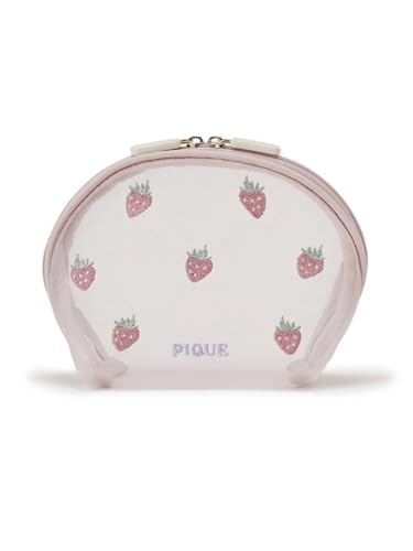 Gelato Pique PWGB242613 Women's Fruit Embroidered Gusset Pouch, Pink, F